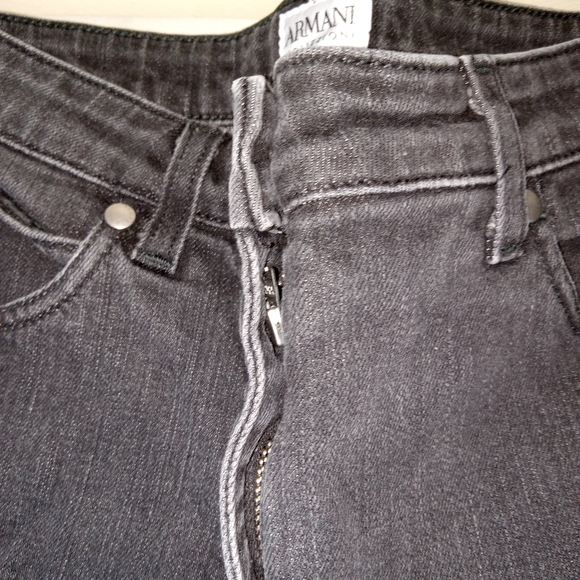 Women's Armani Collezioni Black Mid Rise Bootcut Jeans 8 - Picture 7 of 14